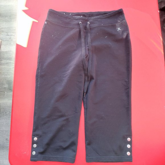Danskin capri leggings black women's size M - Picture 1 of 9